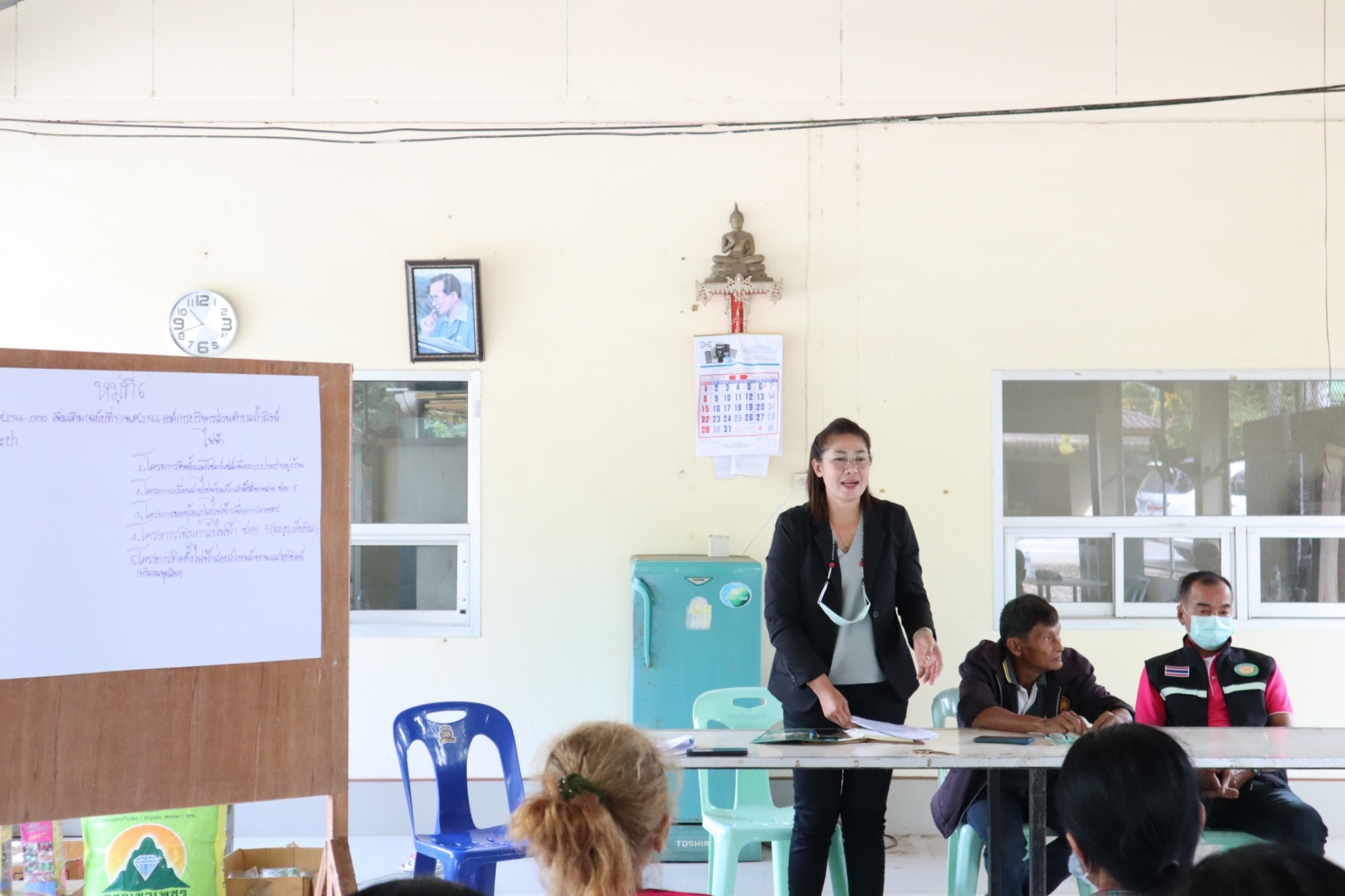 ดำเนินการประชุมประชาคม (ระดับหมู่บ้าน) เพื่อเพิ่มเติมแผนพัฒนาท้องถิ่น (พ.ศ. 2566 - 2570) เพิ่มเติม (ฉบับที่ 3) พ.ศ. 2566